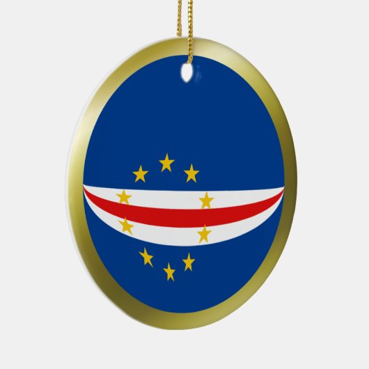 Kap-Verde Flag Ornament (Rechts)
