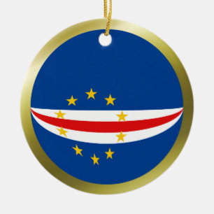 Kap-Verde Flag Ornament