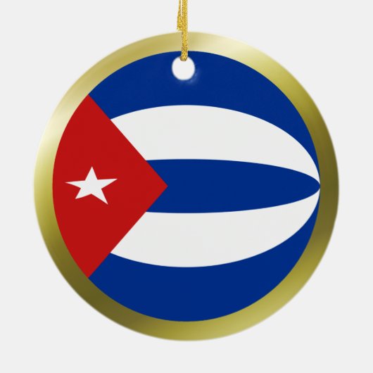 Kap-Verde Flag Ornament (Hinten)