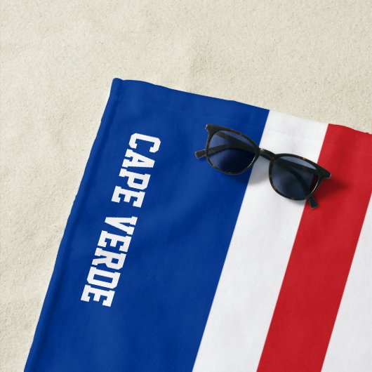 Kap Verde Flag Splendid Patriotic Strandtuch (Beispiel)
