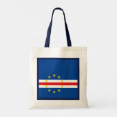 Kap Verde Flag x Flag Bag Tragetasche (Rückseite)