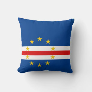 Kap Verde Flag x Flag Kissen
