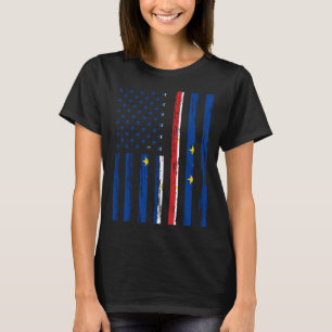 Kap Verde Flagge Amerika USA In meiner DNA für Cab T-Shirt