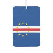 Kap-Verde-Flagge Autolufterfrischer (Rückseite)