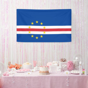 Kap-Verde-Flagge Banner