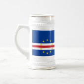 Kap-Verde-Flagge Bierglas (Links)