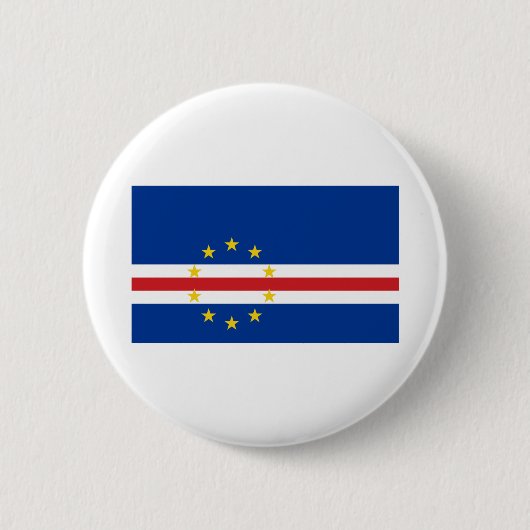 Kap-Verde-Flagge Button (Vorderseite)