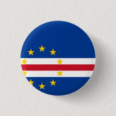 Kap-Verde-Flagge Button (Vorderseite)