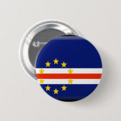 Kap-Verde Flagge Button (Vorne & Hinten)