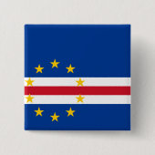 Kap-Verde-Flagge Button (Vorderseite)