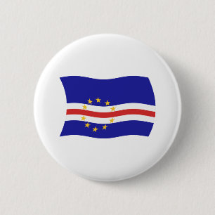 Kap Verde Flagge Button