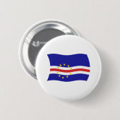 Kap Verde Flagge Button (Vorne & Hinten)