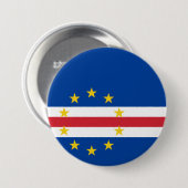 Kap-Verde-Flagge Button (Vorne & Hinten)