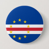 Kap-Verde-Flagge Button (Vorderseite)