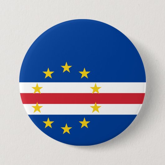 Kap-Verde-Flagge Button (Vorderseite)