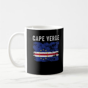 Kap-Verde-Flagge erschüttert Kaffeetasse