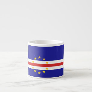 Kap-Verde Flagge Espressotasse