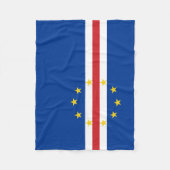 Kap-Verde-Flagge Fleecedecke (Vorderseite)