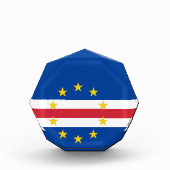 Kap-Verde-Flagge Fotoblock (Vorderseite)