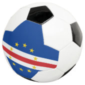 Kap-Verde-Flagge Fußball (Dreiviertel)