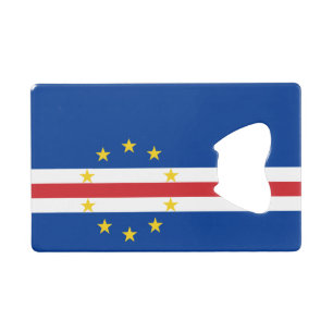 Kap-Verde-Flagge Geldbeutel Flaschenöffner