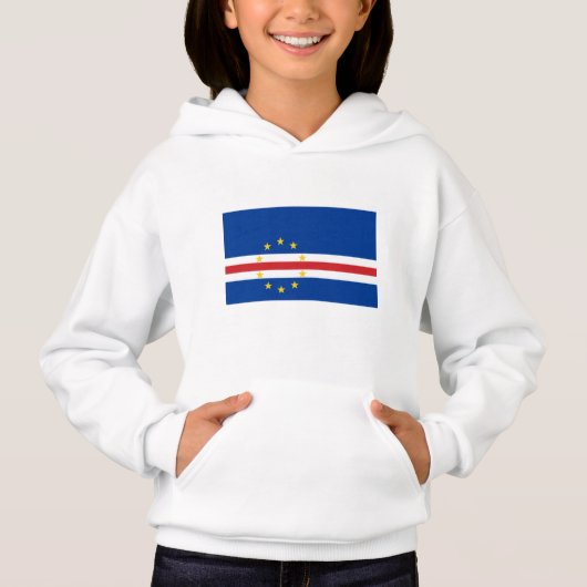 Kap-Verde-Flagge Hoodie (Vorderseite)