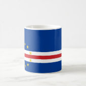 Kap-Verde-Flagge Kaffeetasse (Mittel)