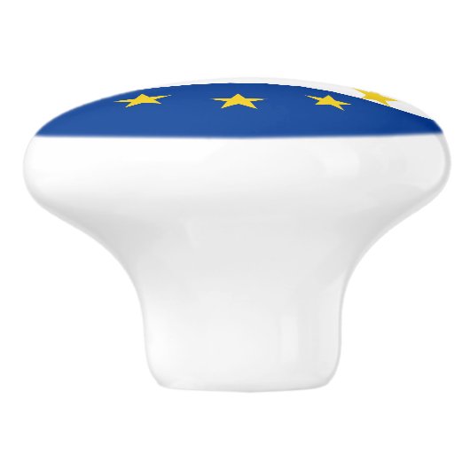 Kap-Verde-Flagge Keramikknauf (Seitenansicht)
