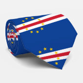 Kap-Verde-Flagge Krawatte (Gerollt)