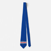 Kap-Verde Flagge Krawatte (Vorderseite)