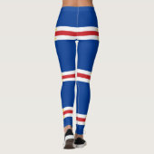Kap-Verde-Flagge Leggings (Rückseite)