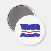Kap Verde Flagge Magnet (Vorderseite/Rückseite)