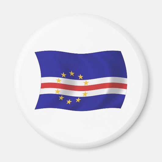 Kap Verde Flagge Magnet (Vorne)