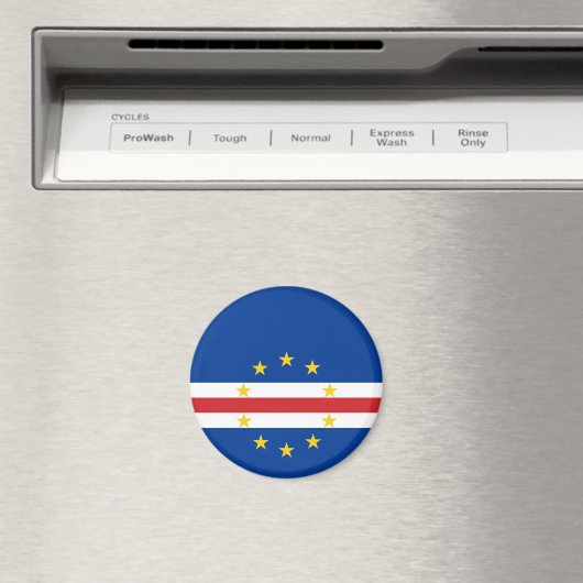 Kap-Verde-Flagge Magnet (In Situ (Geschirrspüler))