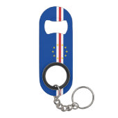 Kap-Verde-Flagge Mini Flaschenöffner (Rückseite)