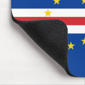 Kap-Verde-Flagge Mousepad (Ecke)