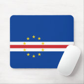 Kap-Verde-Flagge Mousepad (Mit Mouse)