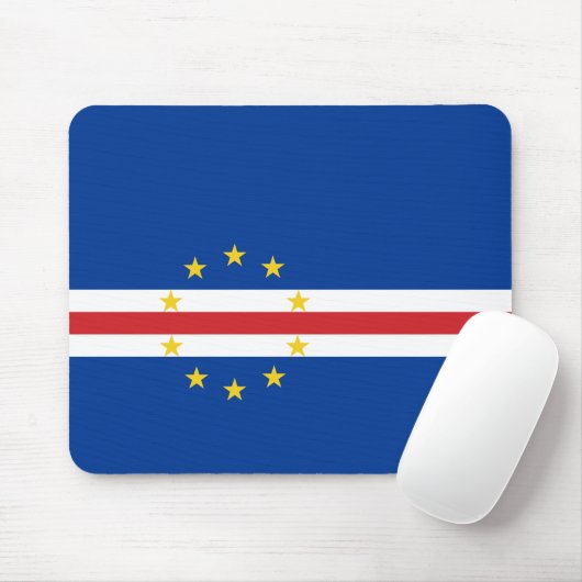 Kap-Verde-Flagge Mousepad (Mit Mouse)