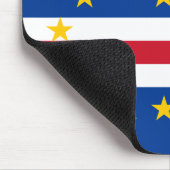 Kap-Verde-Flagge Mousepad (Ecke)
