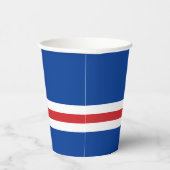 Kap-Verde-Flagge Pappbecher (Rechts)