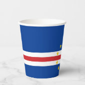 Kap-Verde-Flagge Pappbecher (Vorderseite)