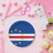 Kap-Verde-Flagge Pappteller (Party)