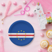 Kap-Verde-Flagge Pappteller (Party)