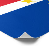 Kap-Verde-Flagge Poster (Ecke)