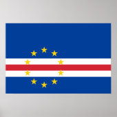 Kap-Verde-Flagge Poster (Vorne)