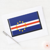 Kap-Verde-Flagge Rechteckiger Aufkleber (Umschlag)