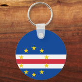 Kap-Verde-Flagge Schlüsselanhänger (Vorderseite)