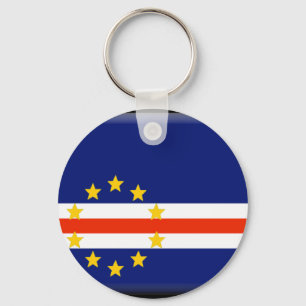 Kap-Verde Flagge Schlüsselanhänger