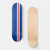 Kap-Verde-Flagge Skateboard (Vorderseite)
