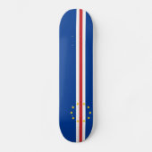 Kap-Verde-Flagge Skateboard (Vorderseite)